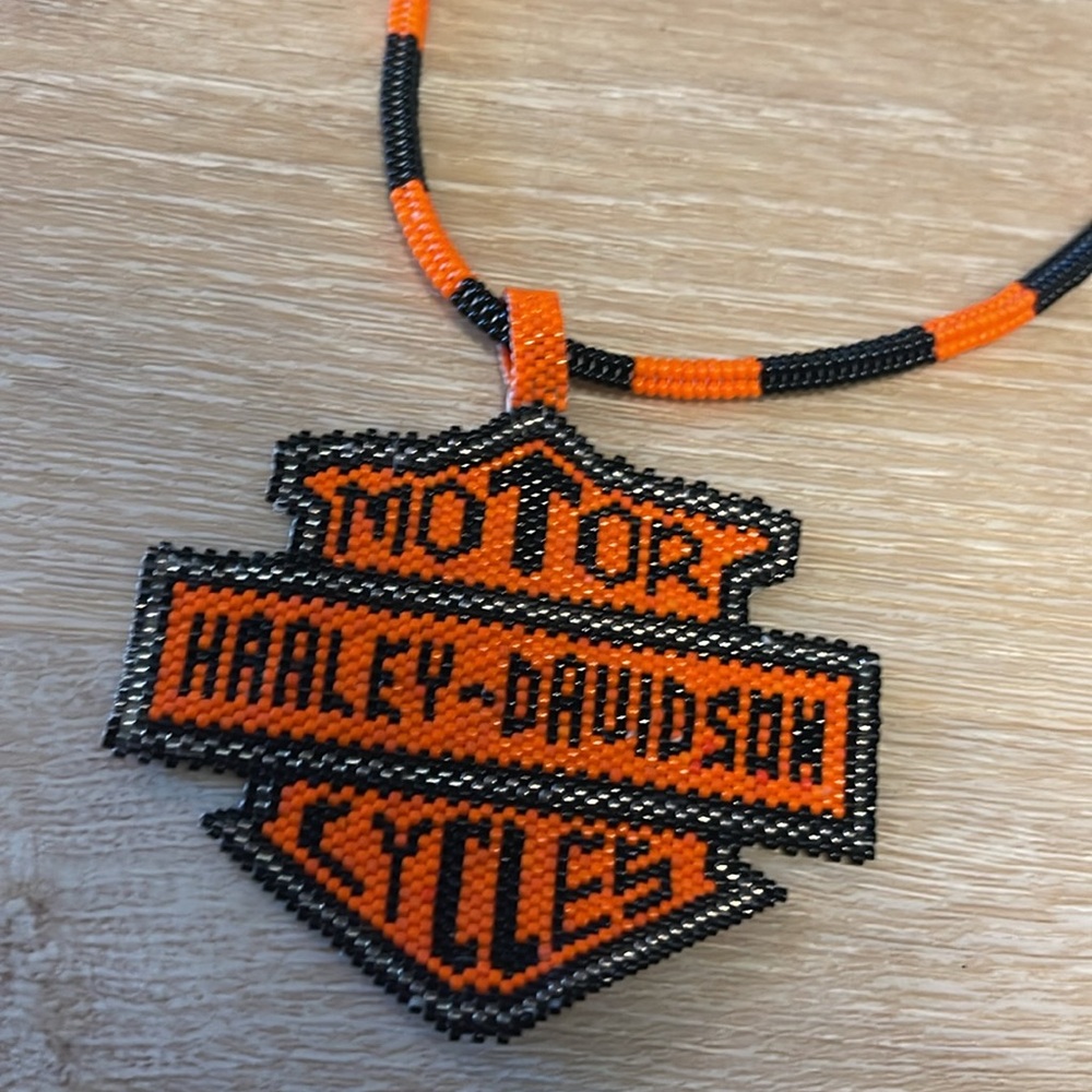Harley-Davidson Beaded Necklace